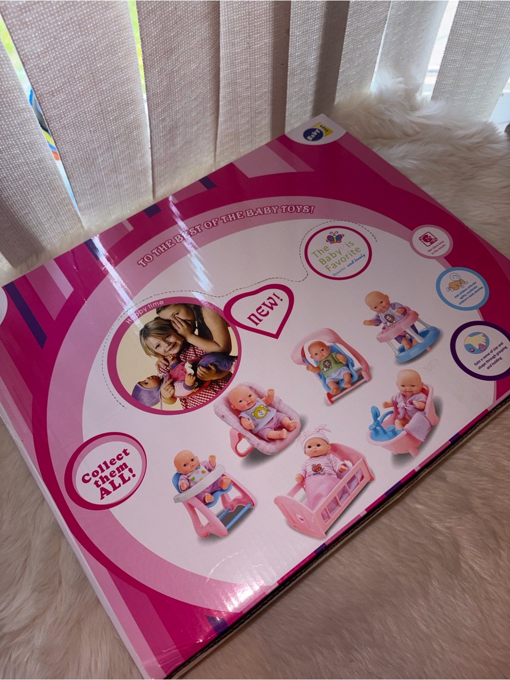Power 6 Set of Mini 5 Inch Baby Girl Toy Dolls